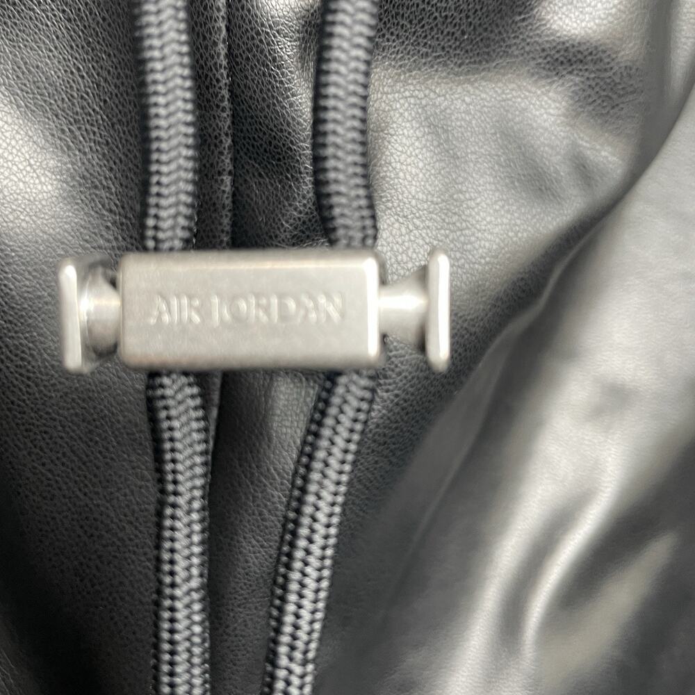 Nike Air Jordan Faux Leather Loose Fit Shorts Black HV0077-010 Size 3XL RARE - Picture 3 of 9